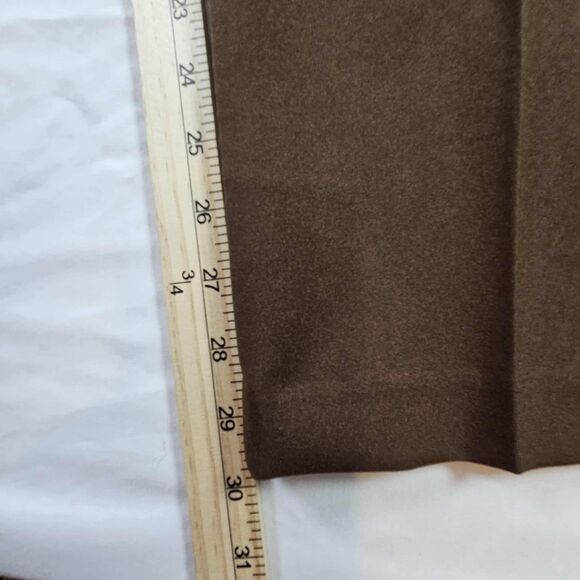 Allison Daley Stretch Pants 14 Women's Brown Elastic Waist Casual Pocket - Picture 6 of 11